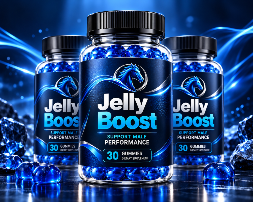Jelly Boost Neon Supplement Display