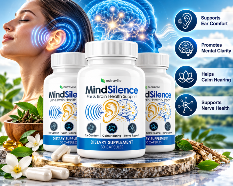 MindSilence Ear Health Supplement Banner