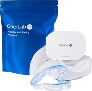 QuietLab Pro adjustable mouthpiece designed to support a comfortable nighttime routine