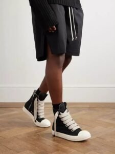 Rick Owens Jumbo Lace Low Sneakers Black
