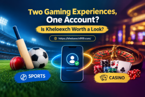 two gaming experience one account in kheloexch app