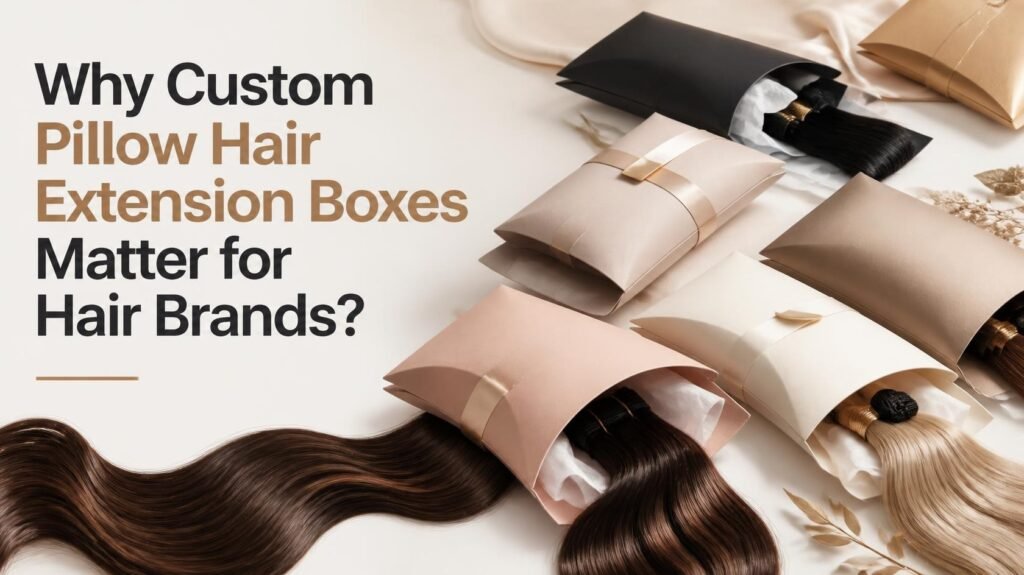 Why Custom Pillow Hair Extension Boxes Matter for Hair Brands